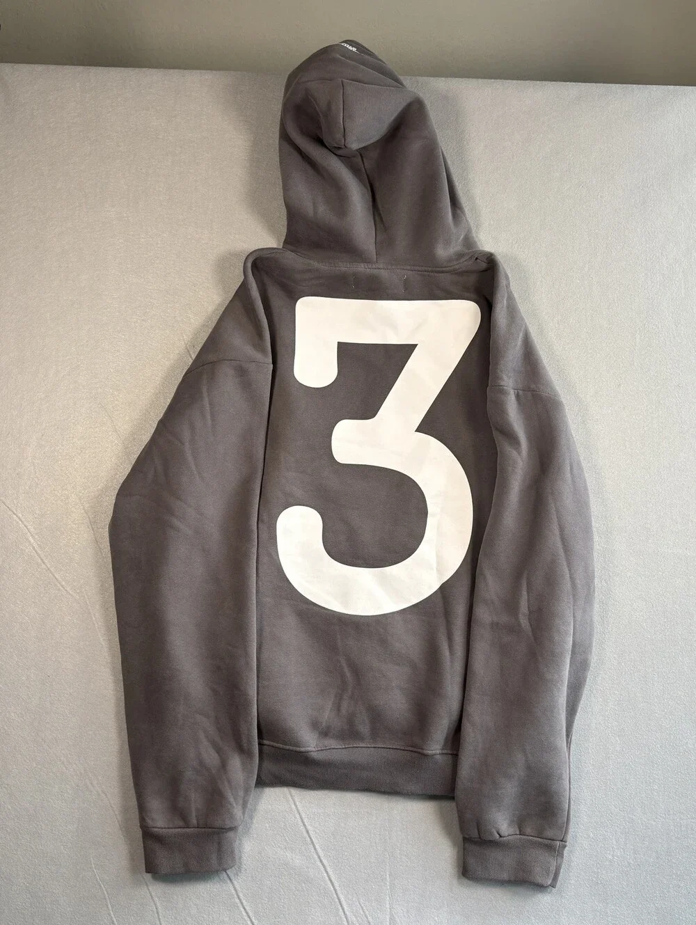 Clashtown Gray Graphic Print Pullover Hoodie 2XL Cotton Long Sleeve Pockets